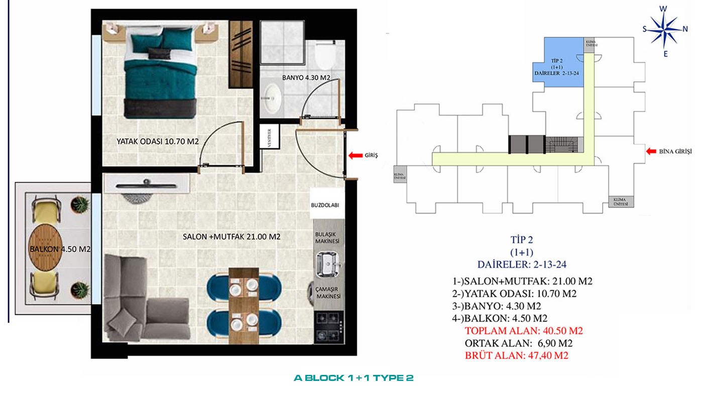 New Apartments with Rich Social Amenities to Buy in Alanya Oba - 45533