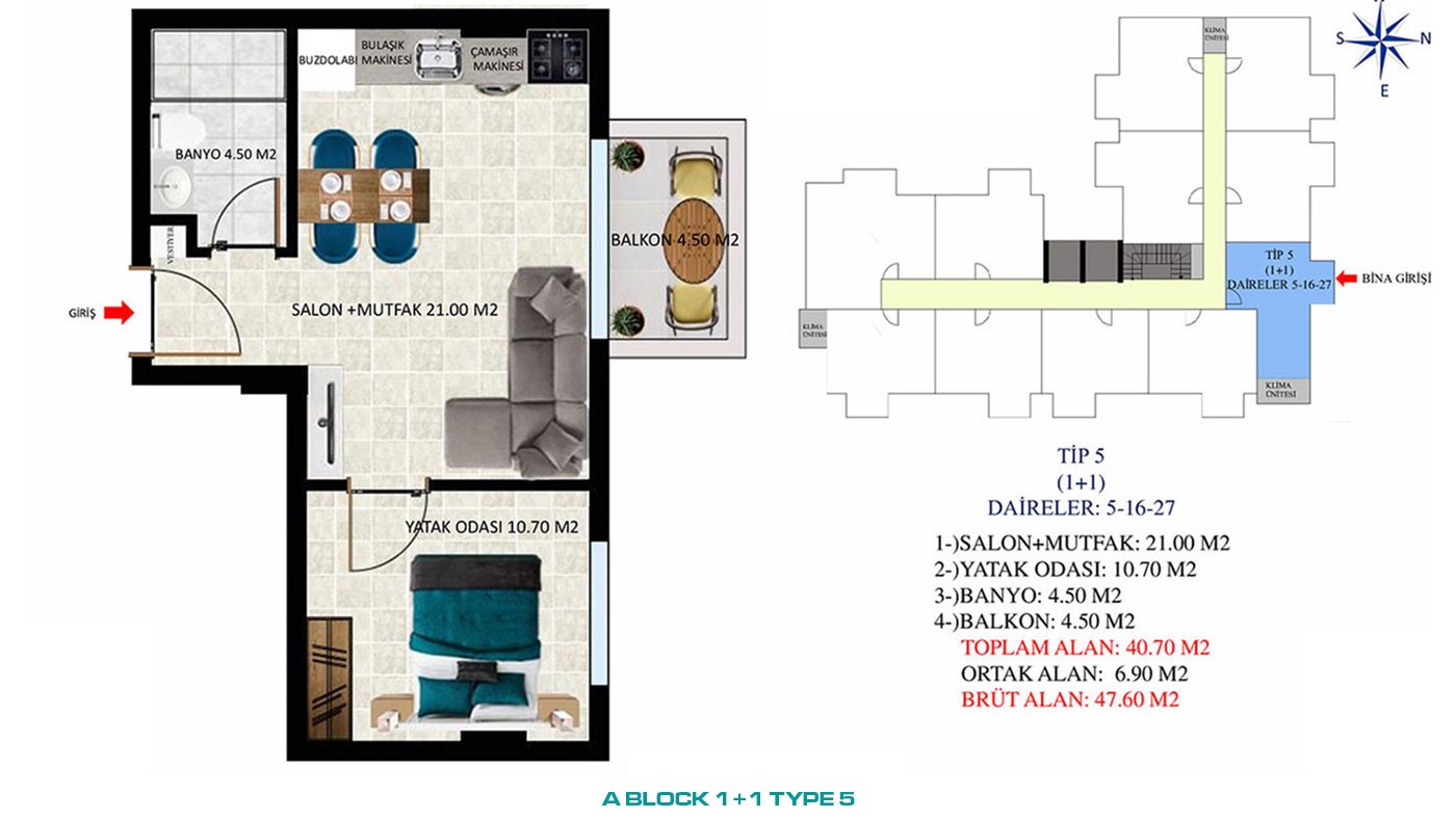 New Apartments with Rich Social Amenities to Buy in Alanya Oba - 45536