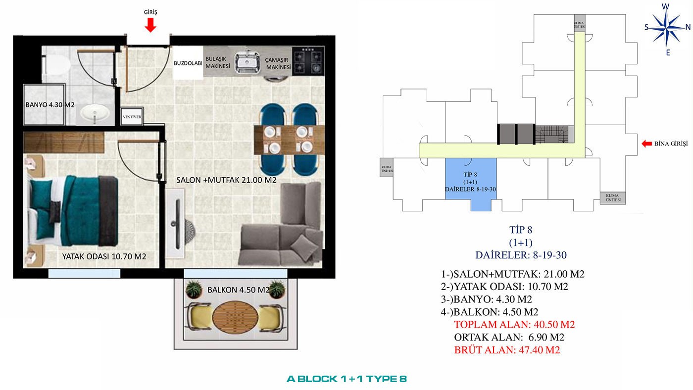 New Apartments with Rich Social Amenities to Buy in Alanya Oba - 45539