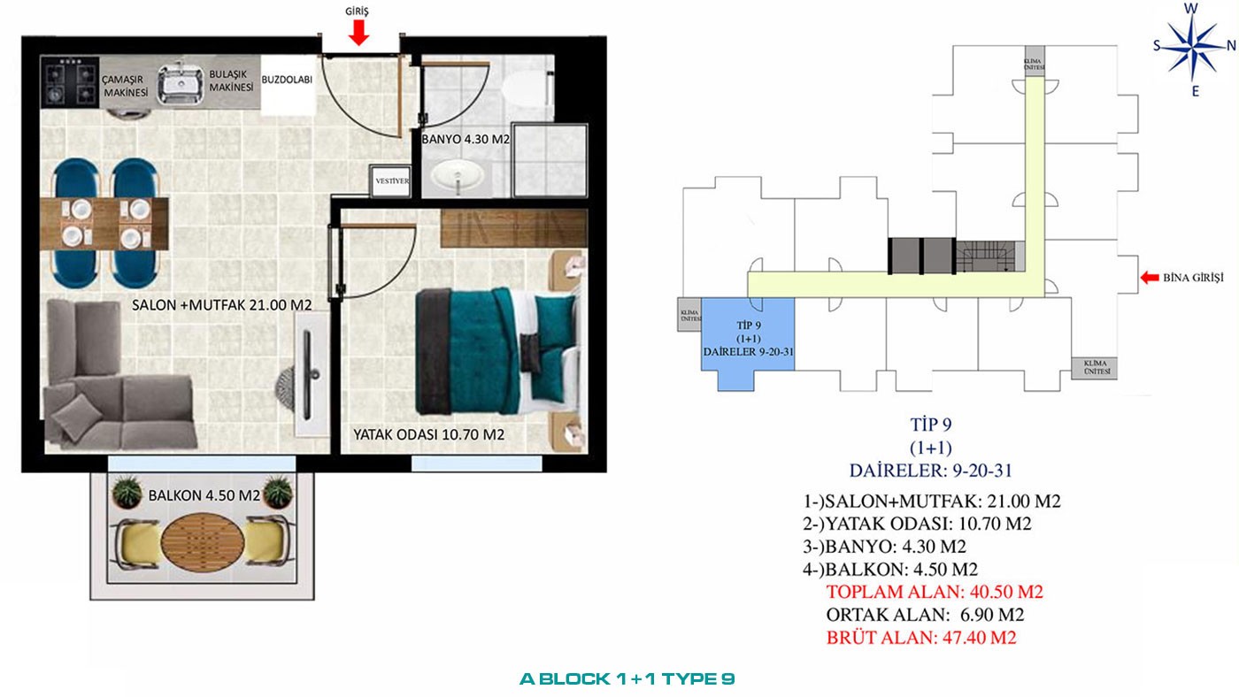 New Apartments with Rich Social Amenities to Buy in Alanya Oba - 45540