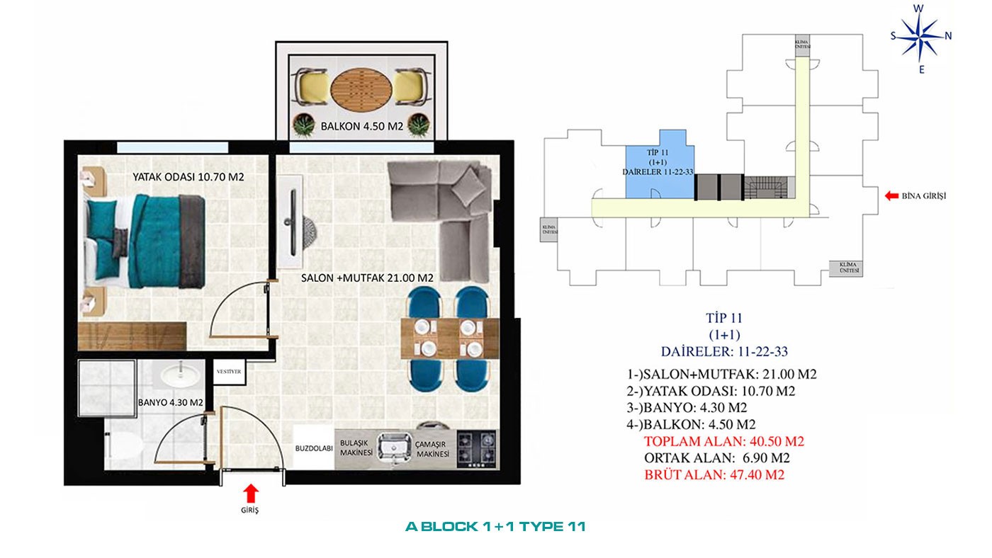 New Apartments with Rich Social Amenities to Buy in Alanya Oba - 45542