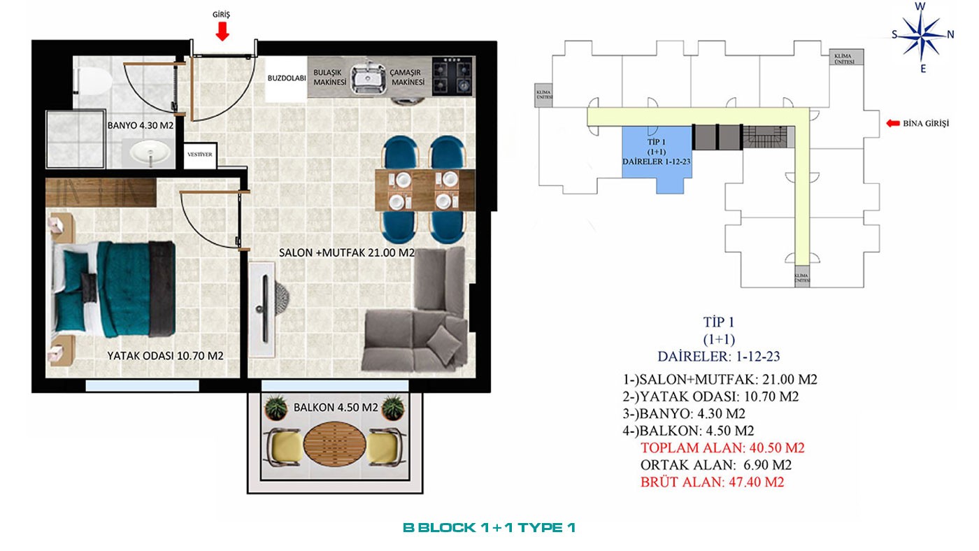 New Apartments with Rich Social Amenities to Buy in Alanya Oba - 45543
