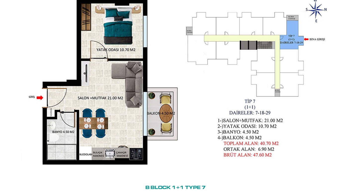 New Apartments with Rich Social Amenities to Buy in Alanya Oba - 45549