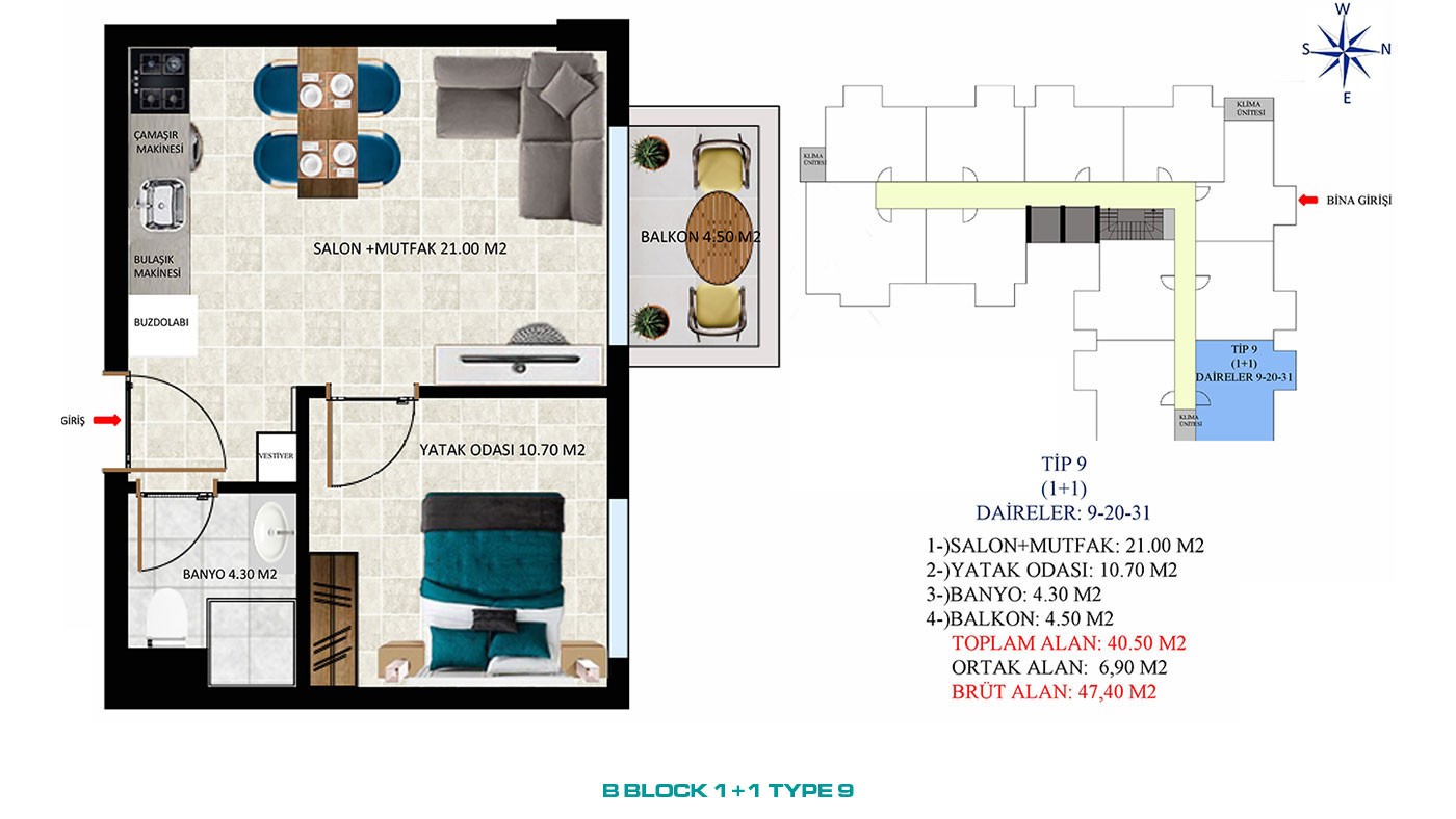 New Apartments with Rich Social Amenities to Buy in Alanya Oba - 45551