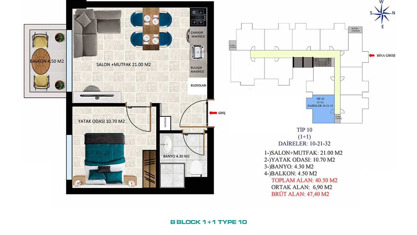 New Apartments with Rich Social Amenities to Buy in Alanya Oba - 45552