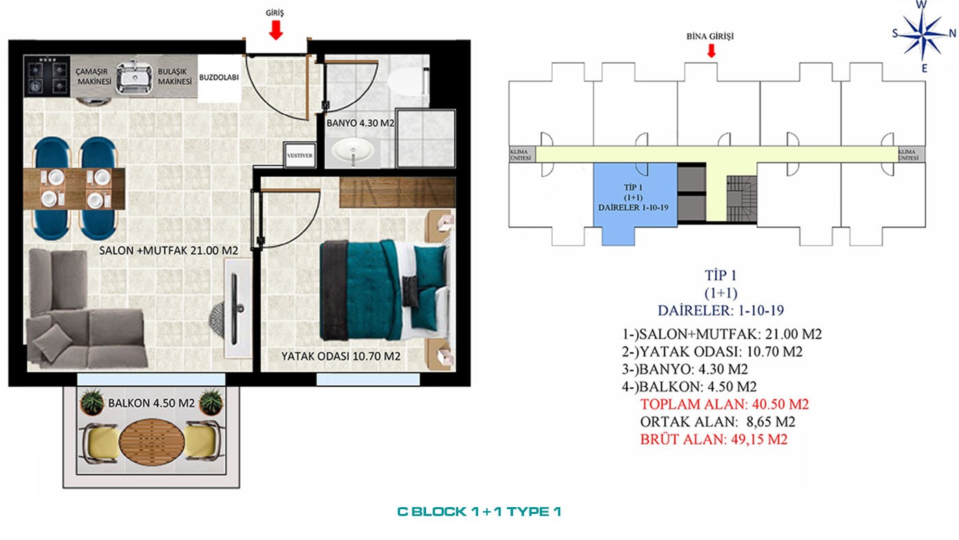 New Apartments with Rich Social Amenities to Buy in Alanya Oba - 45554