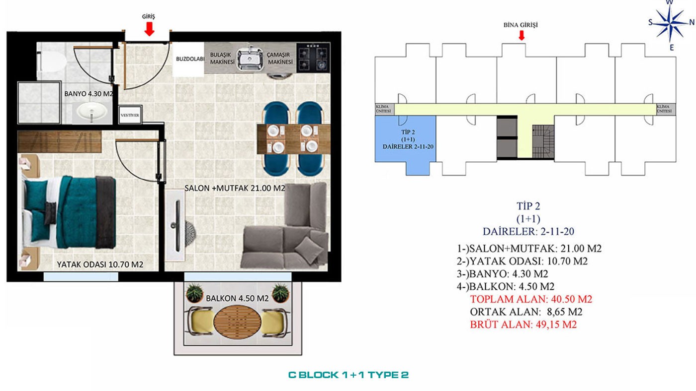 New Apartments with Rich Social Amenities to Buy in Alanya Oba - 45555