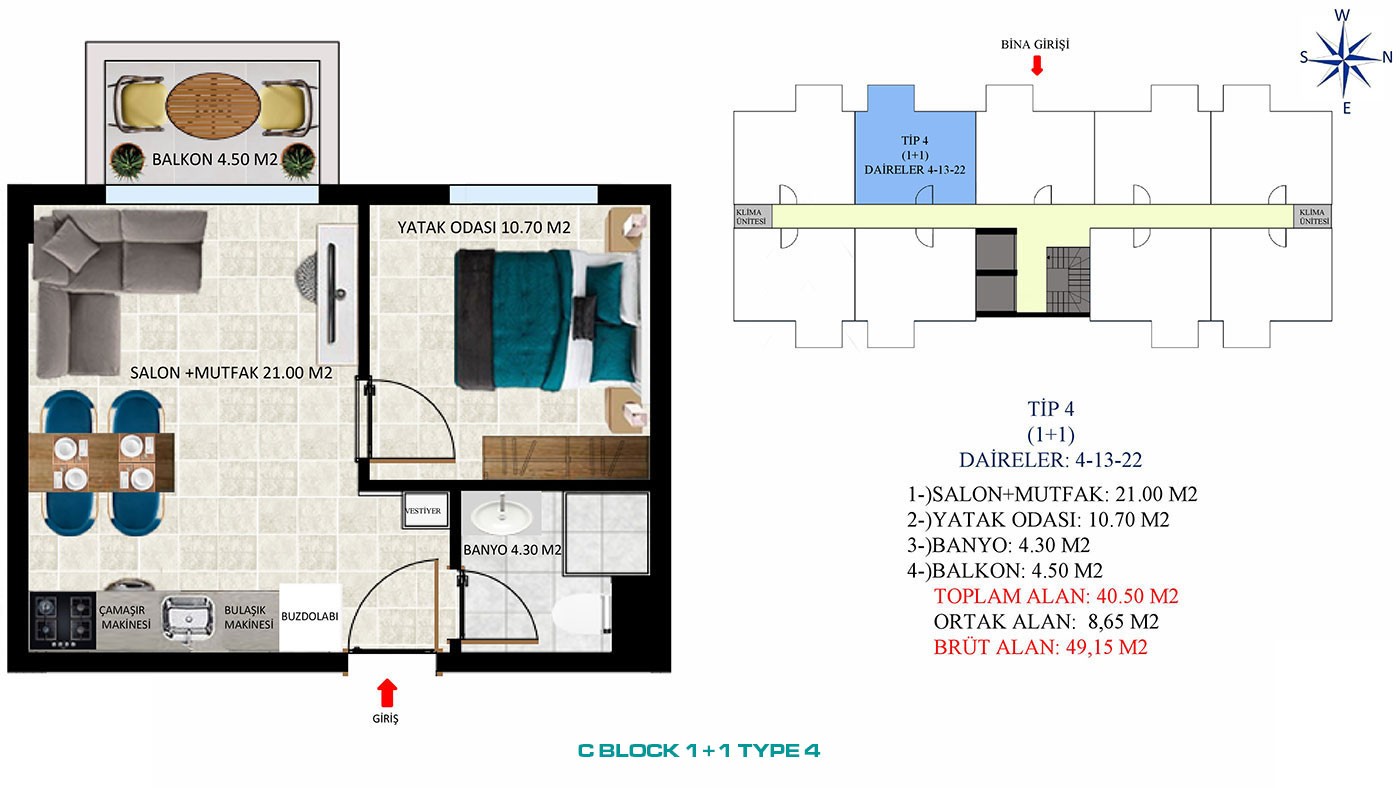 New Apartments with Rich Social Amenities to Buy in Alanya Oba - 45556