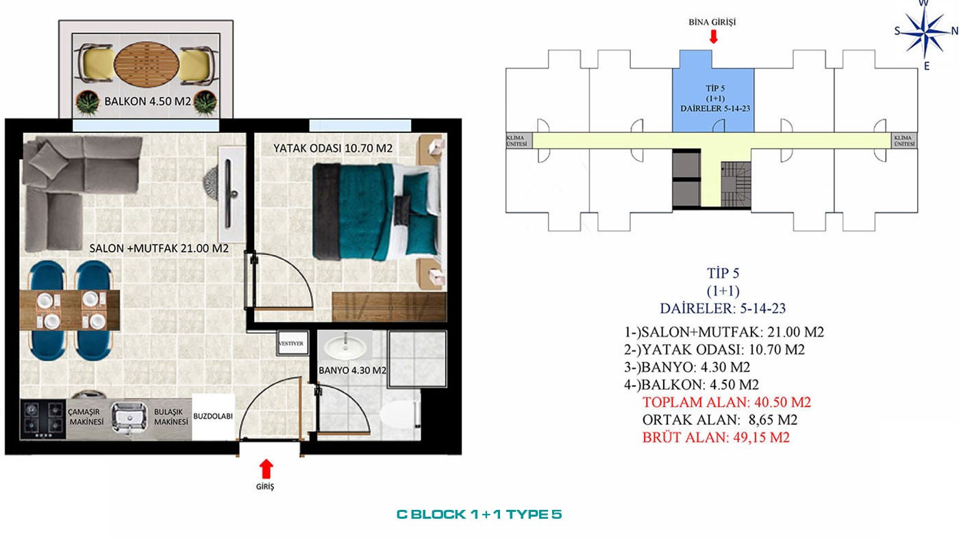 New Apartments with Rich Social Amenities to Buy in Alanya Oba - 45558