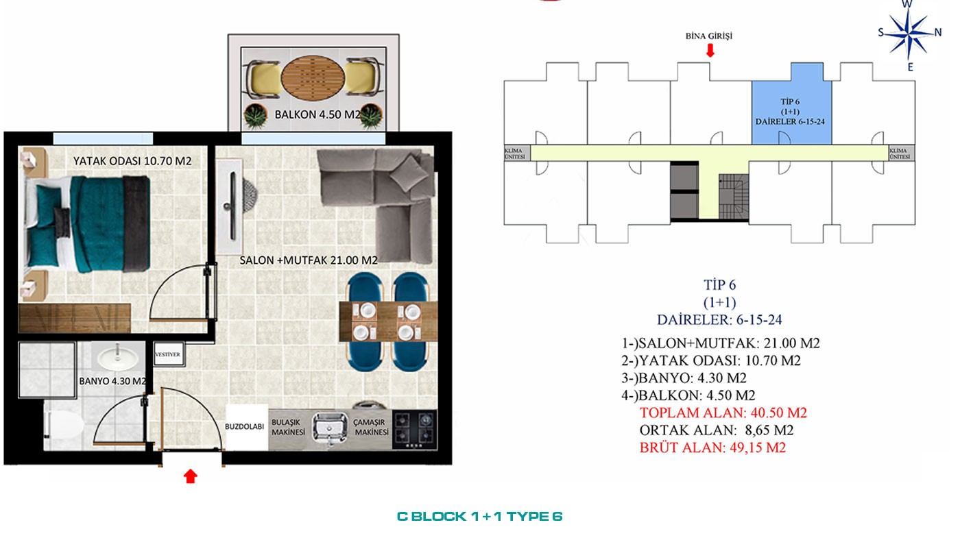 New Apartments with Rich Social Amenities to Buy in Alanya Oba - 45559