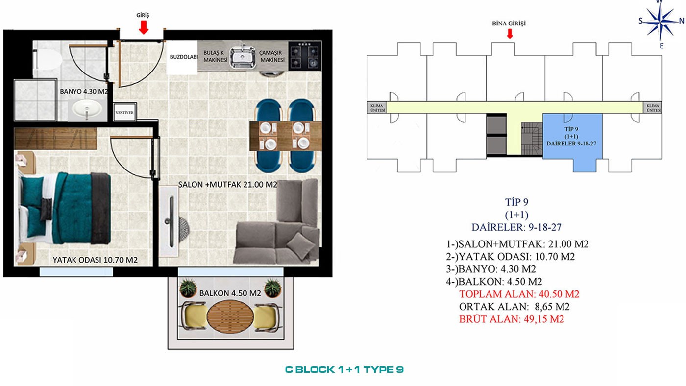 New Apartments with Rich Social Amenities to Buy in Alanya Oba - 45562