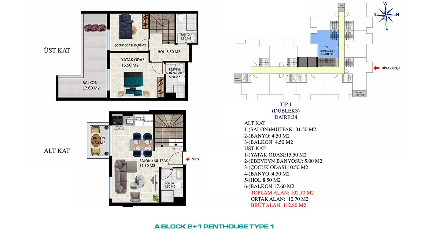New Apartments with Rich Social Amenities to Buy in Alanya Oba - 45563