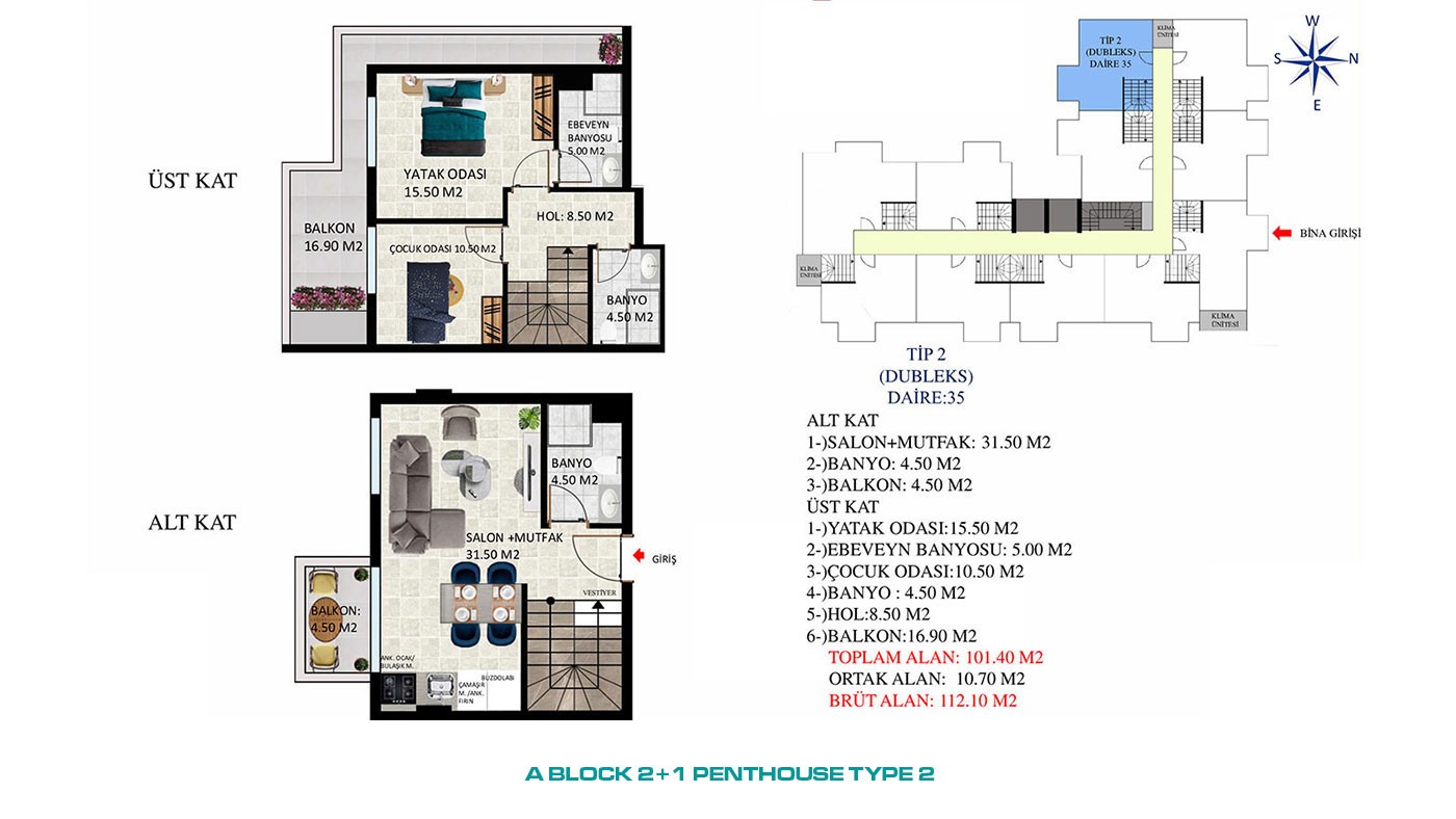 New Apartments with Rich Social Amenities to Buy in Alanya Oba - 45564
