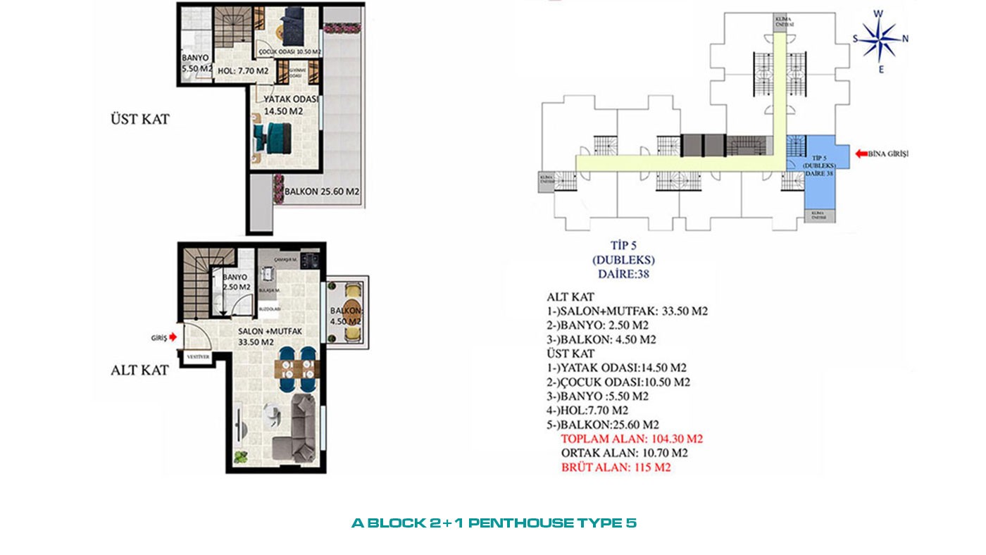 New Apartments with Rich Social Amenities to Buy in Alanya Oba - 45568