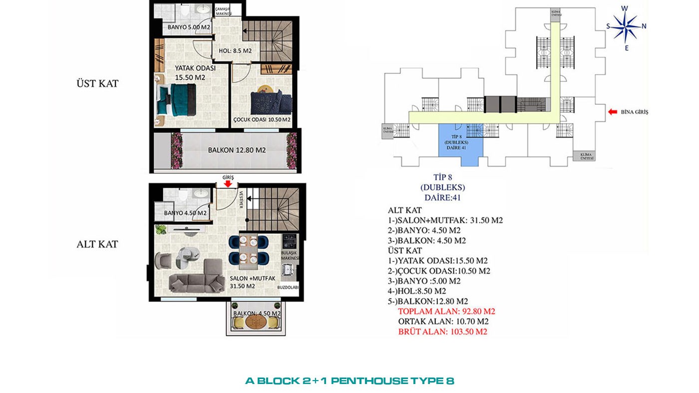 New Apartments with Rich Social Amenities to Buy in Alanya Oba - 45571