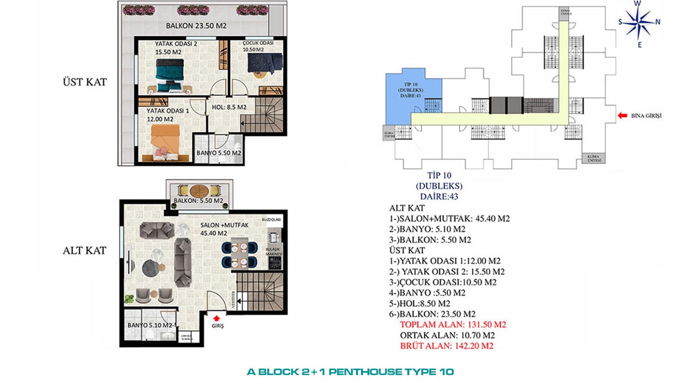 New Apartments with Rich Social Amenities to Buy in Alanya Oba - 45573