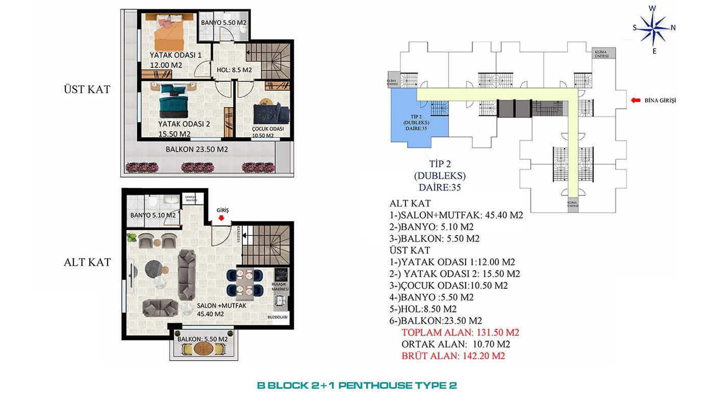 New Apartments with Rich Social Amenities to Buy in Alanya Oba - 45575