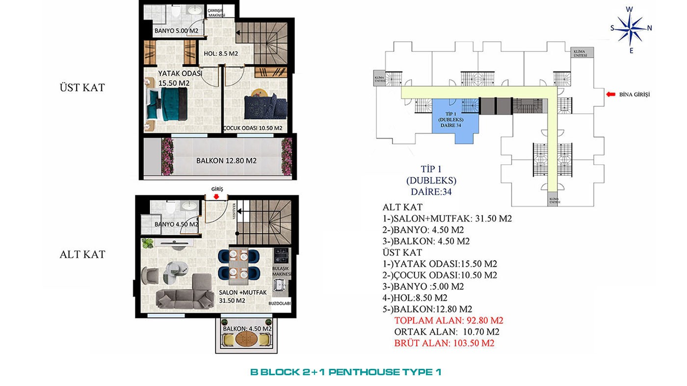 New Apartments with Rich Social Amenities to Buy in Alanya Oba - 45576