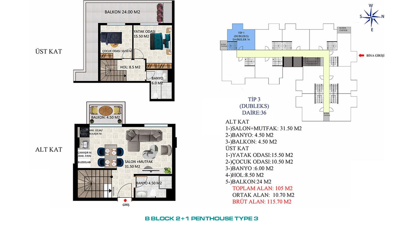 New Apartments with Rich Social Amenities to Buy in Alanya Oba - 45578