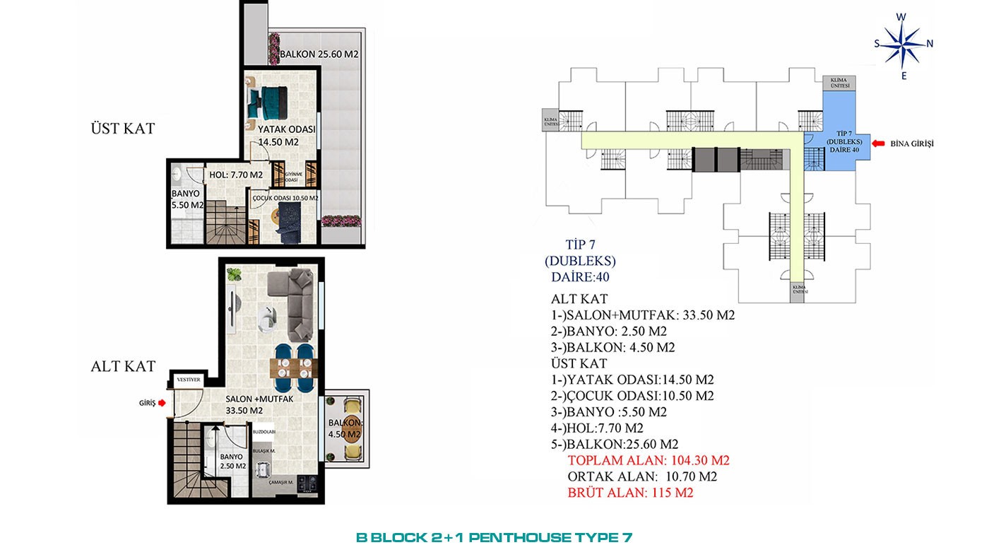 New Apartments with Rich Social Amenities to Buy in Alanya Oba - 45581