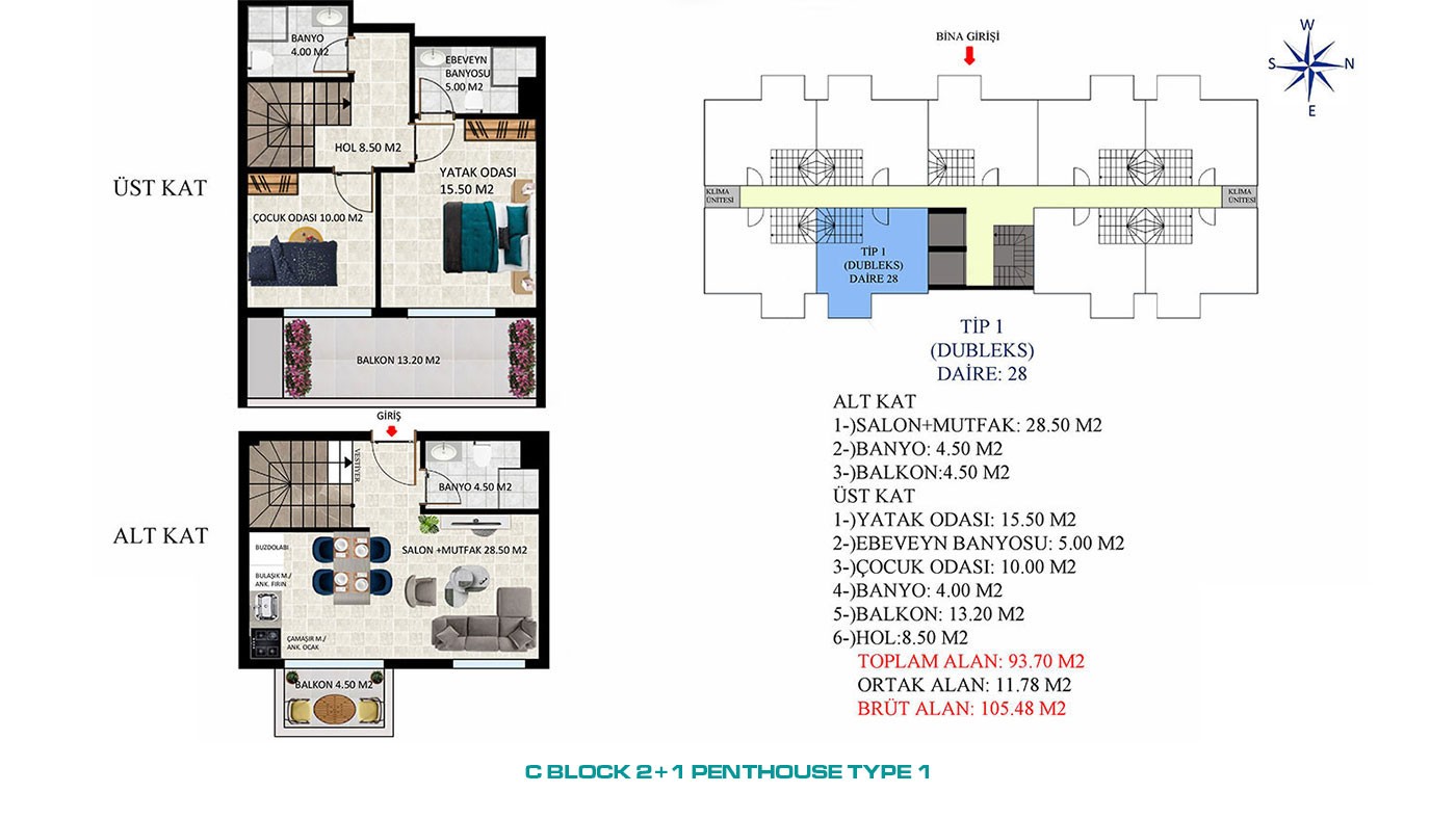 New Apartments with Rich Social Amenities to Buy in Alanya Oba - 45586