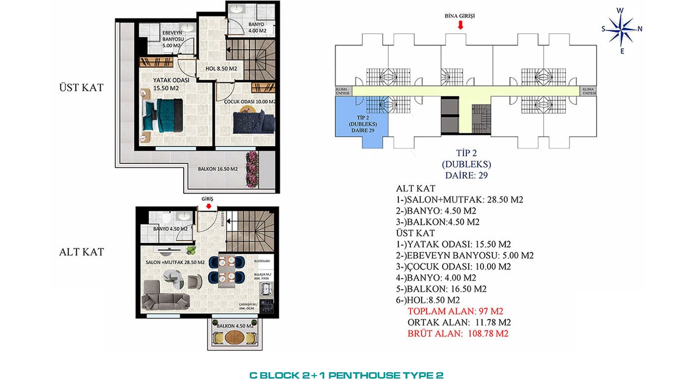New Apartments with Rich Social Amenities to Buy in Alanya Oba - 45587