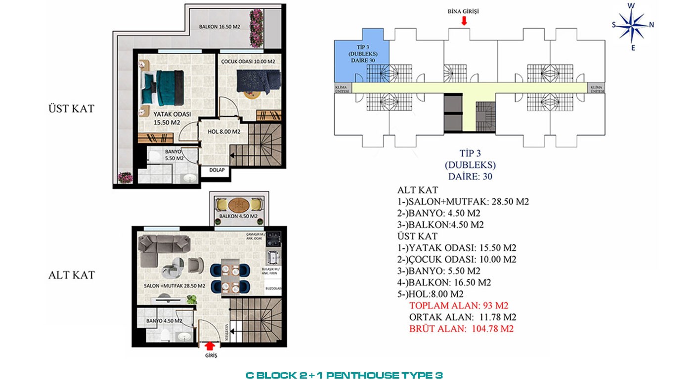 New Apartments with Rich Social Amenities to Buy in Alanya Oba - 45588