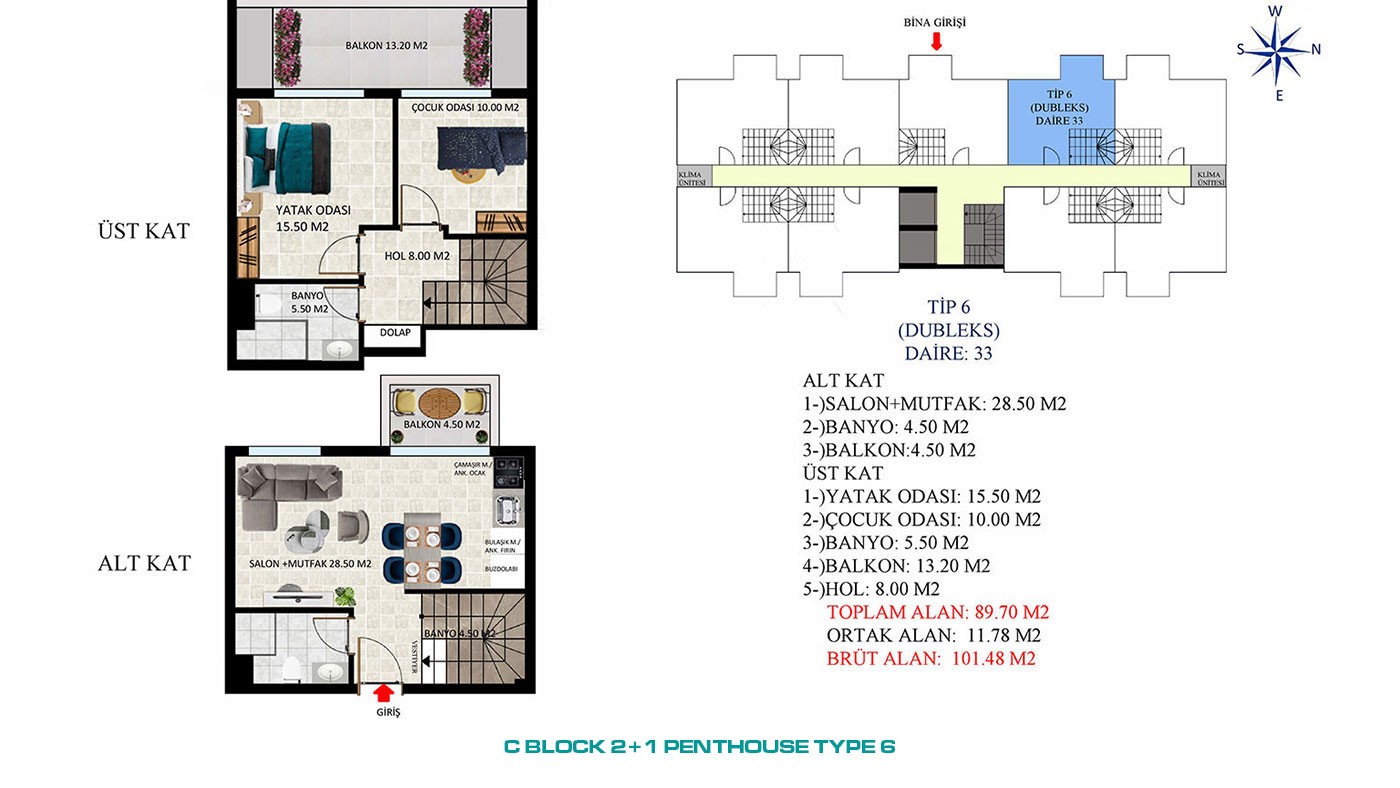 New Apartments with Rich Social Amenities to Buy in Alanya Oba - 45591