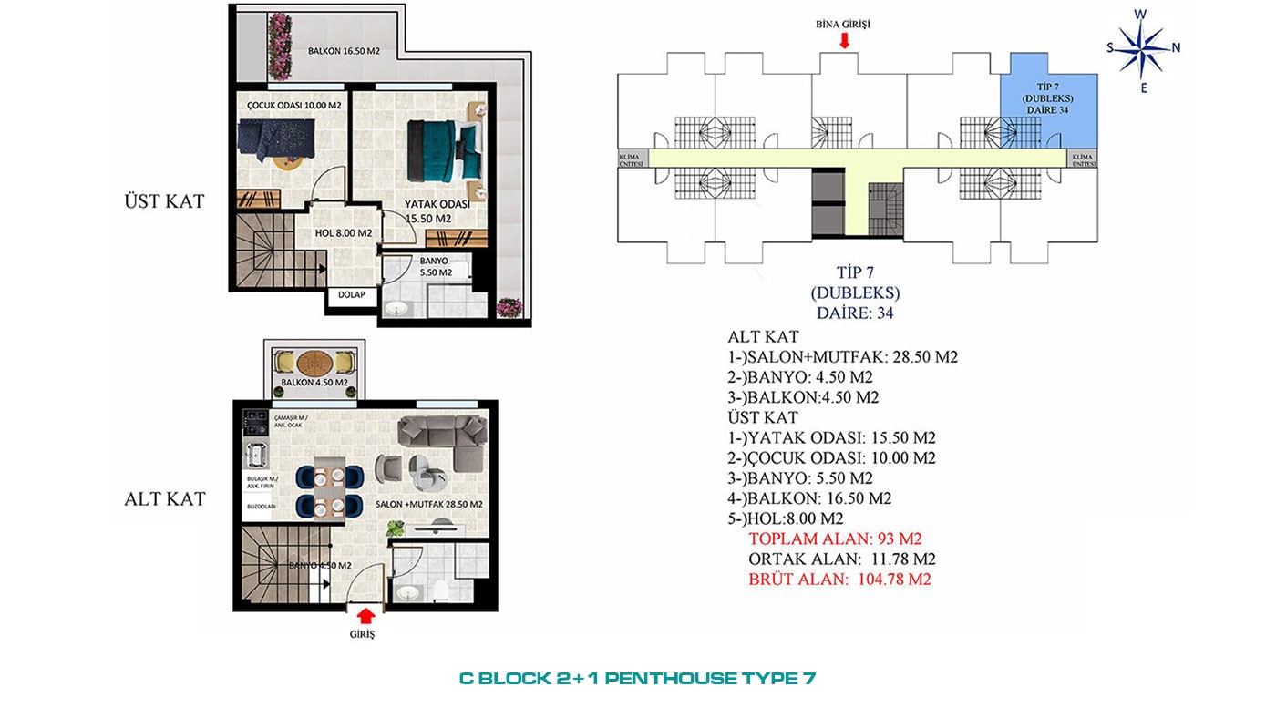 New Apartments with Rich Social Amenities to Buy in Alanya Oba - 45594