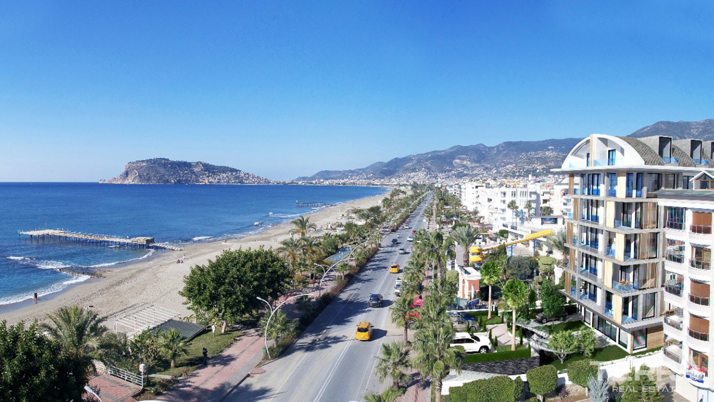 Luksusowe apartamenty z widokiem na morze w Alanya Oba - 48720