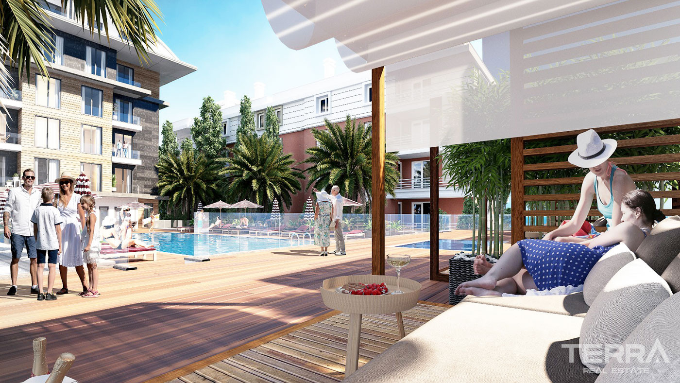 Luksusowe apartamenty z widokiem na morze w Alanya Oba - 48725