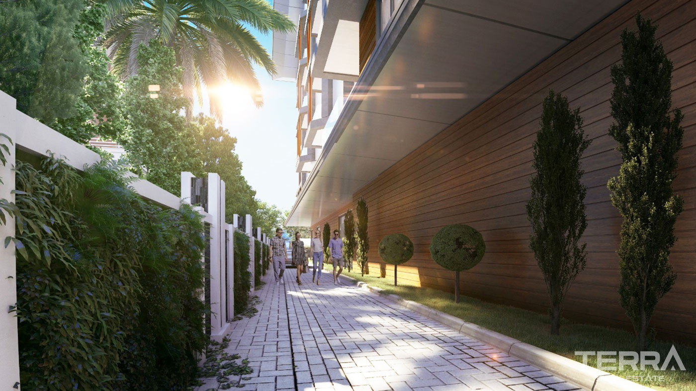 Luksusowe apartamenty z widokiem na morze w Alanya Oba - 48728