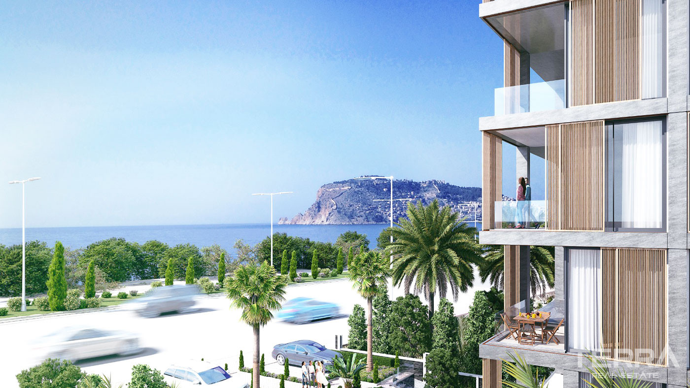 Luksusowe apartamenty z widokiem na morze w Alanya Oba - 48731