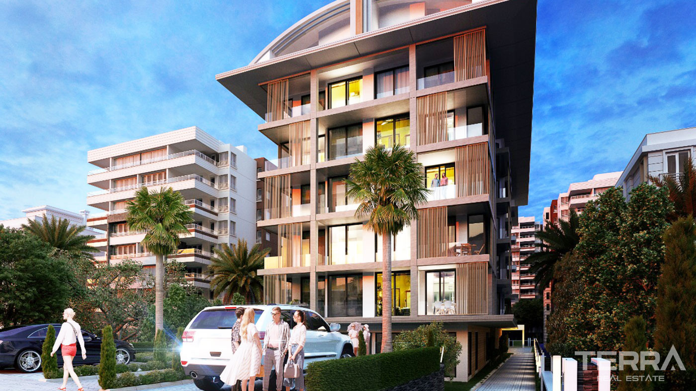 Luksusowe apartamenty z widokiem na morze w Alanya Oba - 48733