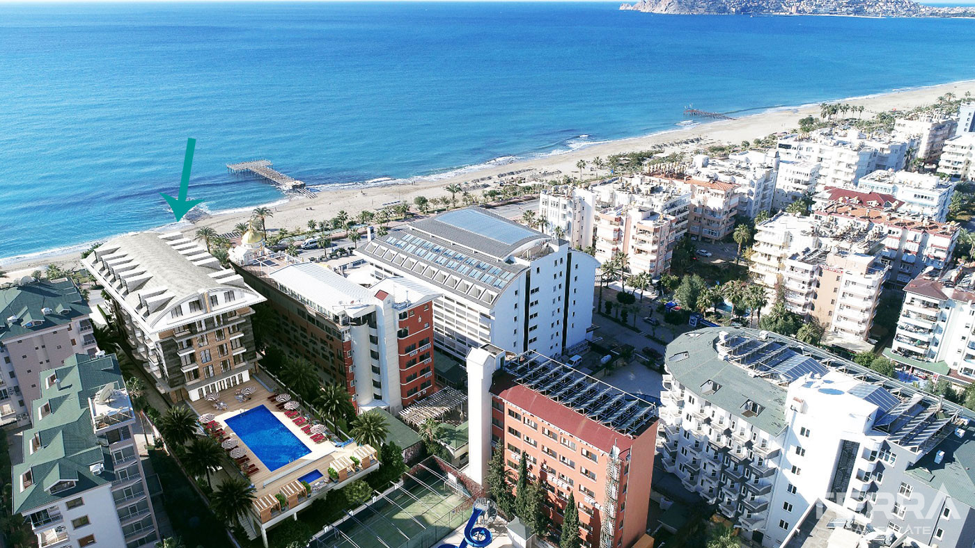 Luksusowe apartamenty z widokiem na morze w Alanya Oba - 48739