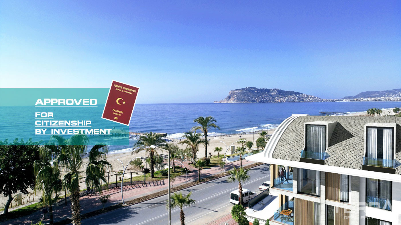 High-End Seafront Apartments for Sale in Alanya Oba
