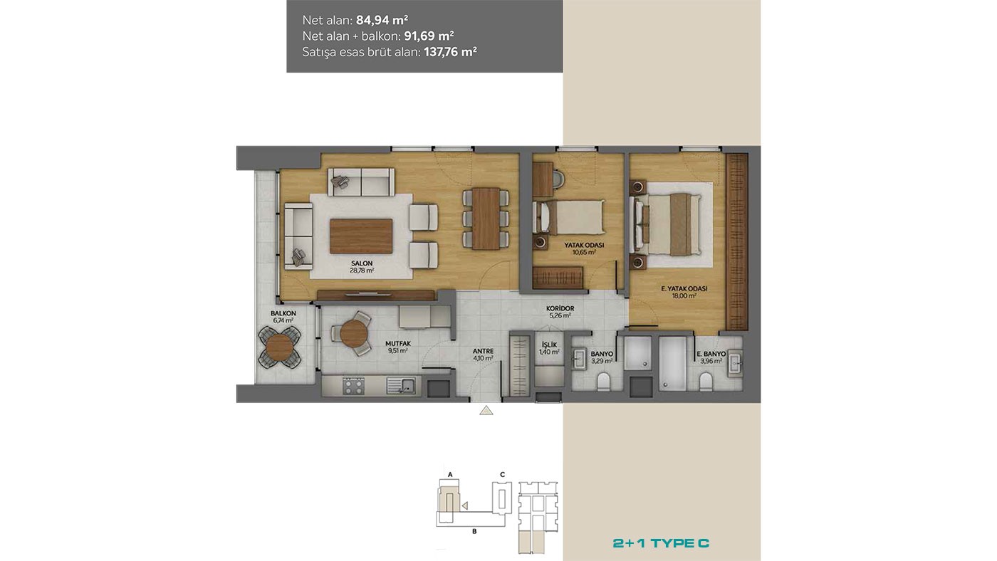 Centrally Located Apartments for Sale in Topkapı Area of Istanbul - 45633