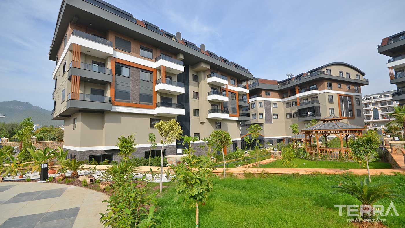 Luxury Apartments with Rich Social Amenities for Sale in Oba Alanya