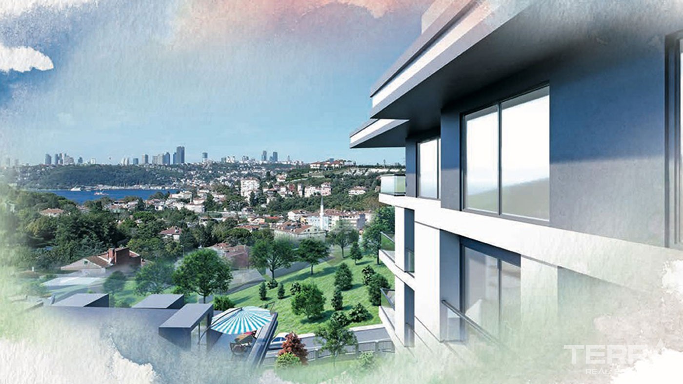 Wonderful Apartments with Bosphorus View for Sale in Üsküdar Istanbul