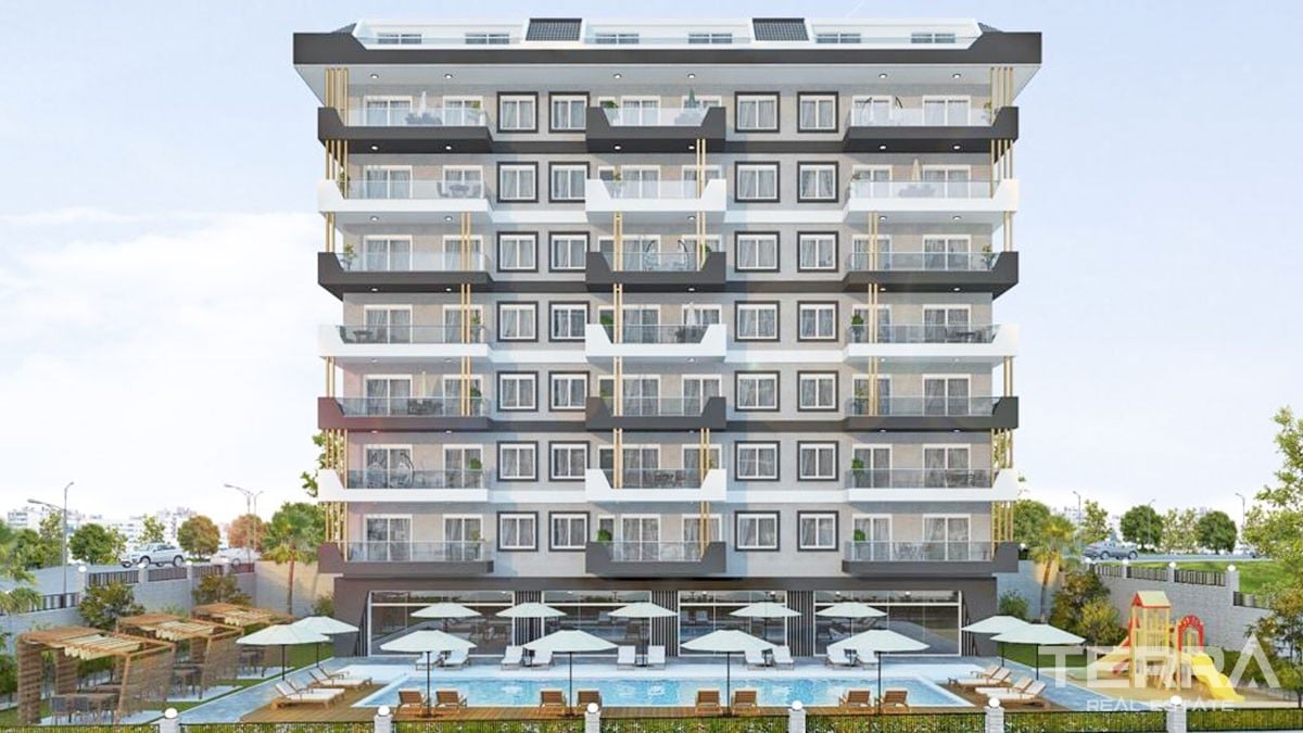 Alanya Apartments to Buy with Amenities and Proximity to the Beach