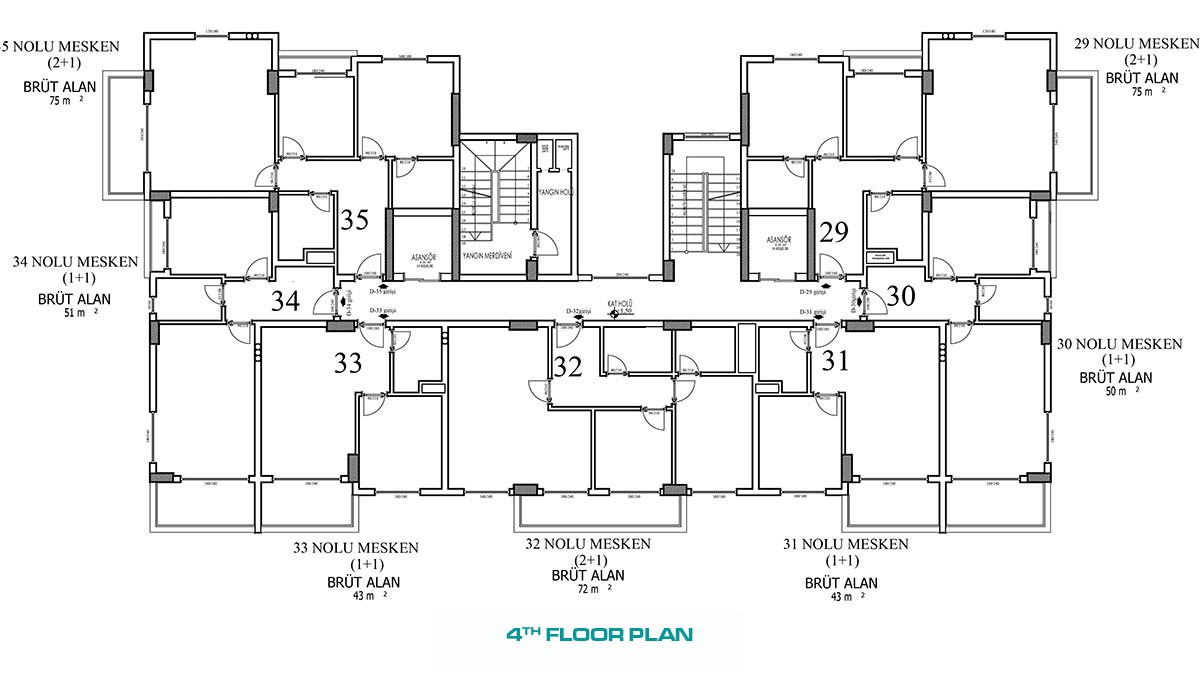 Appartements Abordables à 2 km de la Mer Cadre Tranquille d’Avsallar - 46324