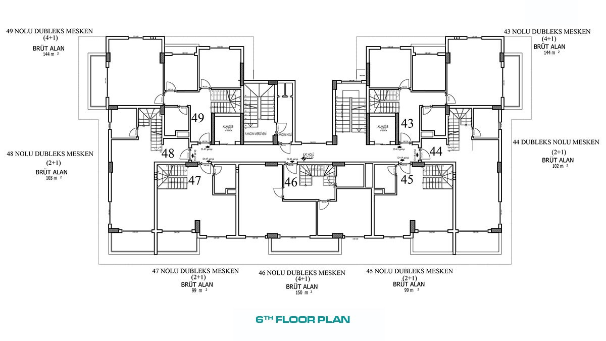 Appartements Abordables à 2 km de la Mer Cadre Tranquille d’Avsallar - 46326