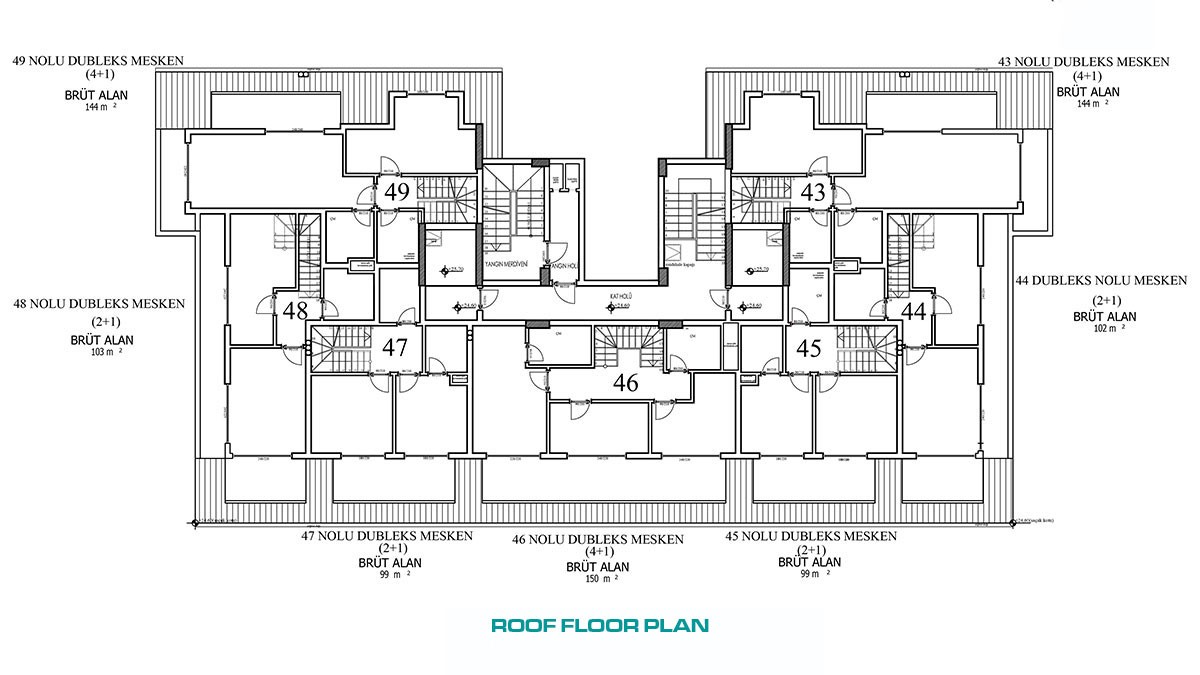 Appartements Abordables à 2 km de la Mer Cadre Tranquille d’Avsallar - 46327
