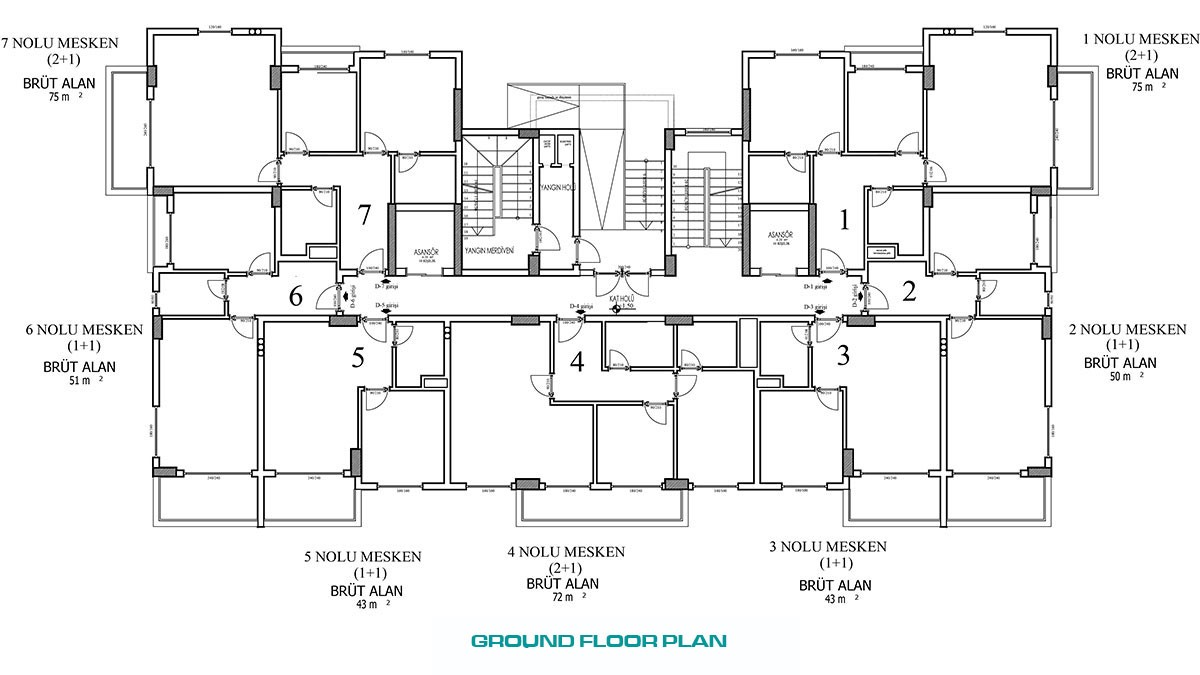 Appartements Abordables à 2 km de la Mer Cadre Tranquille d’Avsallar - 46331