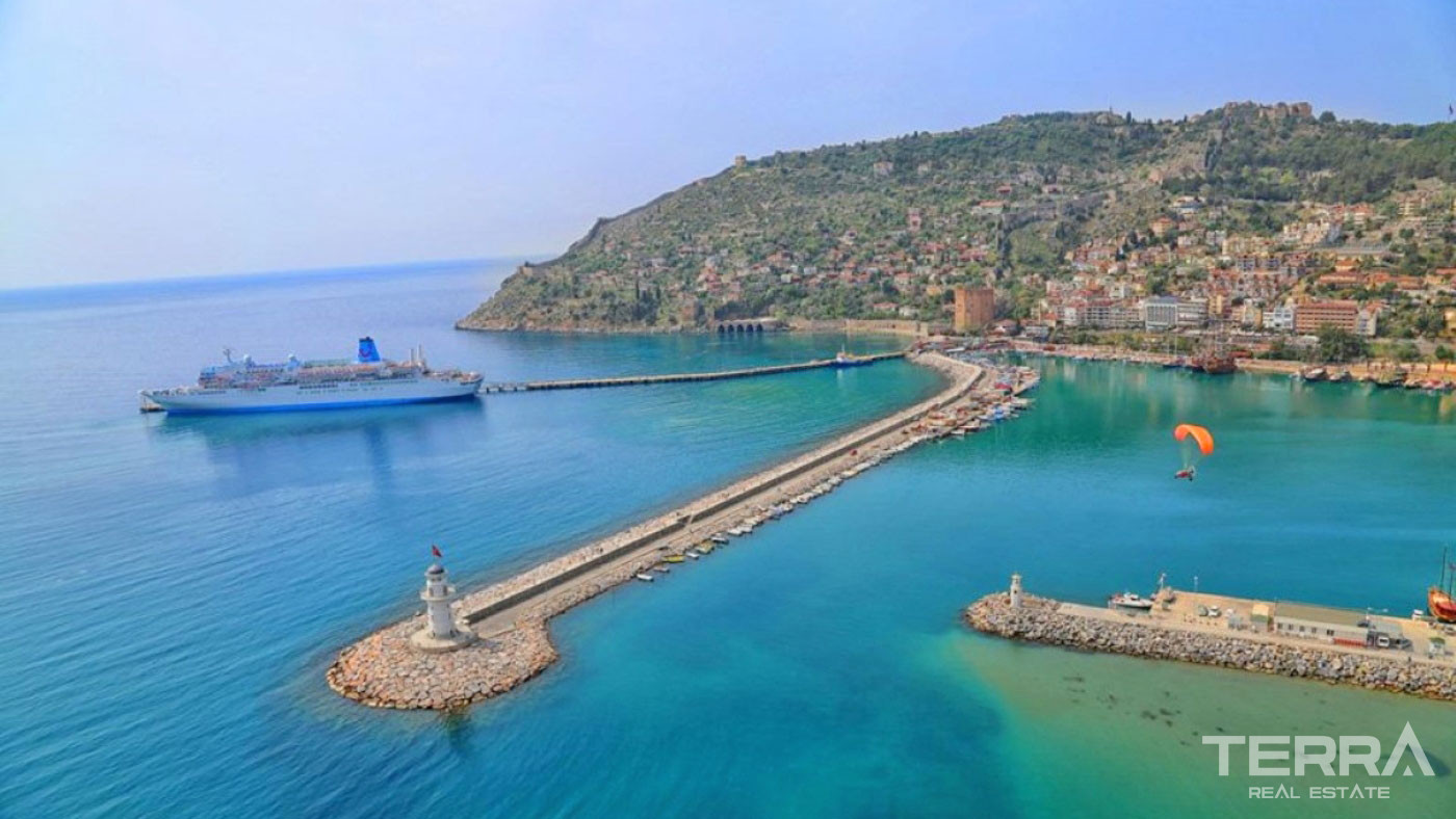 Luxury Apartments to Buy in a 5-Star Hotel Concept in Alanya Konaklı - 100055