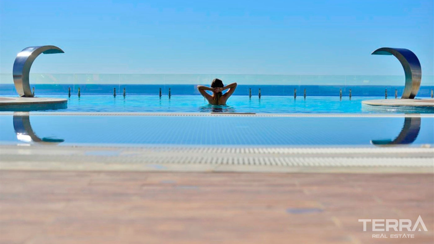 Luxury Apartments to Buy in a 5-Star Hotel Concept in Alanya Konaklı - 100058