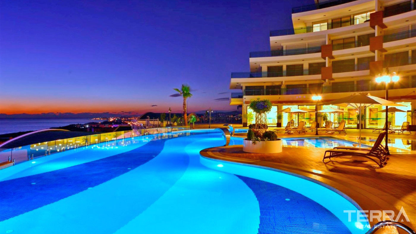Luxury Apartments to Buy in a 5-Star Hotel Concept in Alanya Konaklı - 100060