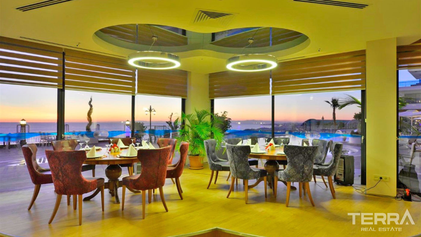 Luxury Apartments to Buy in a 5-Star Hotel Concept in Alanya Konaklı - 100064