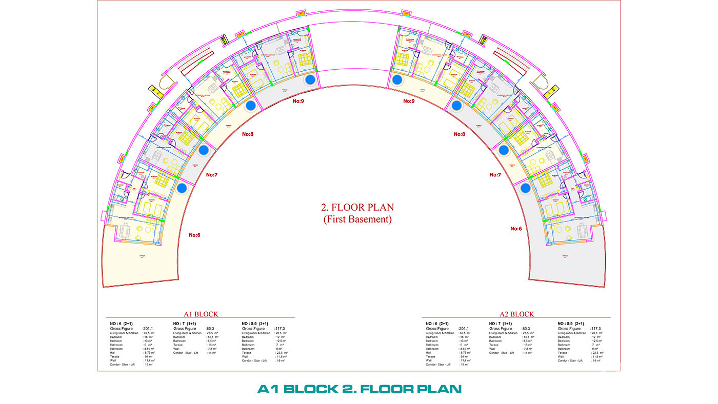 Luxury Apartments to Buy in a 5-Star Hotel Concept in Alanya Konaklı - 100081