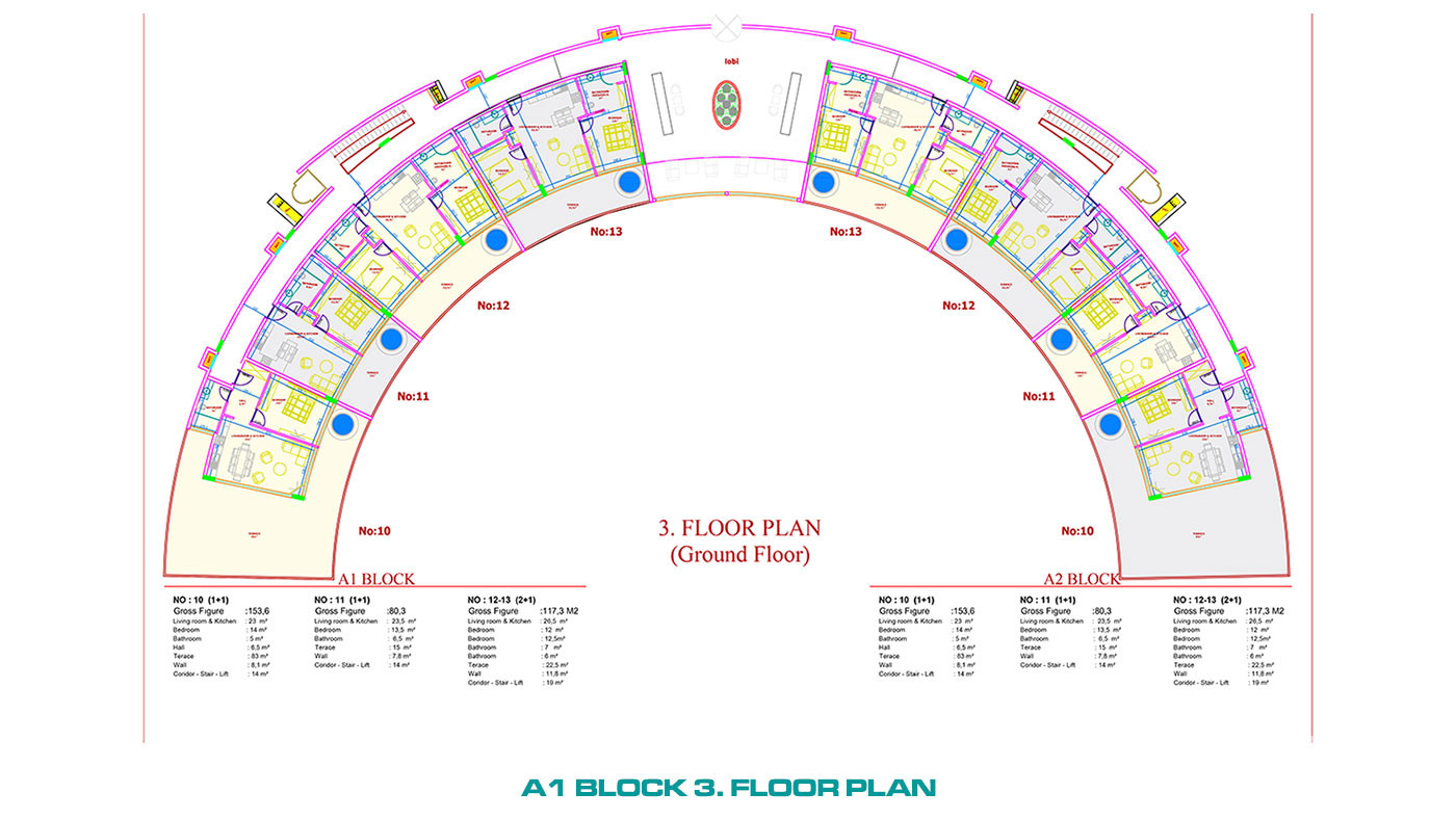 Luxury Apartments to Buy in a 5-Star Hotel Concept in Alanya Konaklı - 100083